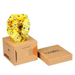 Tossido Men Yellow Printed Pocket Square-30