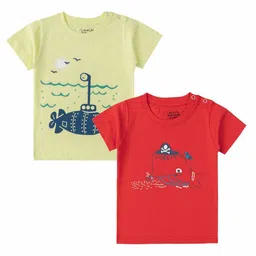 Luke & Lilly Boys 2 Printed Applique T-shirt-image-3