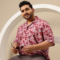Sztori Plus Size Floral Printed Casual Shirt-image-18