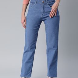 ADBUCKS Straight Fit High-Rise Stretchable Jeans-image-60