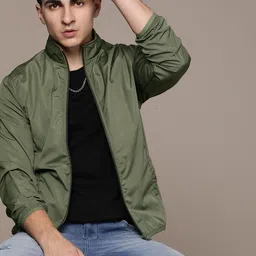 Roadster Men Solid Windcheater Sporty Jacket-10