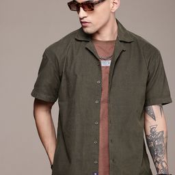 The Roadster Life Co. Pure Cotton Corduroy Casual Shirt-image-23