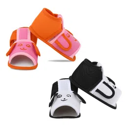 Smartots Kids Pack of 2 Colourblokced Booties-13
