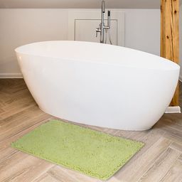 Lushomes Green Textured 2200 GSM Bath Math-11