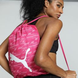 Puma Unisex Abstract & Brand Logo Print Beta Gym Sack-36