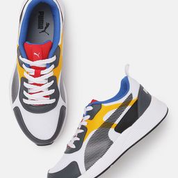 Puma Men White & Black Colourblocked IDP Sneakers-23