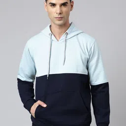 ADBUCKS Men Colourblocked Hooded Sweatshirt-image-57