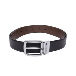 Allen Solly Men Black Textured Leather Belt-image-49