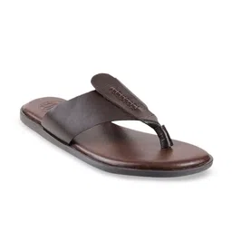 Mochi Men Brown Comfort Sandals-image-37