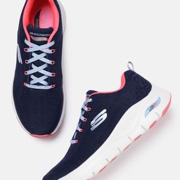 Skechers Women Navy Blue ARCH FIT Sneakers-image-55