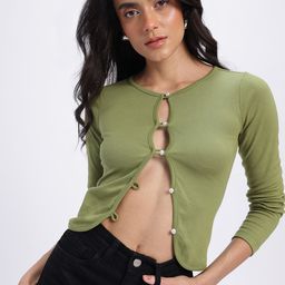 glitchez Fasten Finesse Fitted Top-image-6