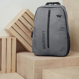 Wildcraft Unisex Grey Majestic_Mel Brand Logo Backpack-11