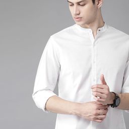 Roadster Men White Cotton Sustainable Casual Shirt-image-48