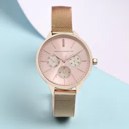 French Connection Women Rose Gold Analogue Watch FC150RGM-image-68