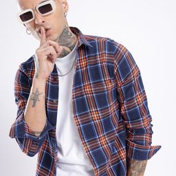 glitchez Street Savvy Checked Casual Shirt-image-48