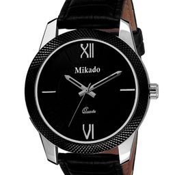 Mikado Men Black Analogue Watch-image-99