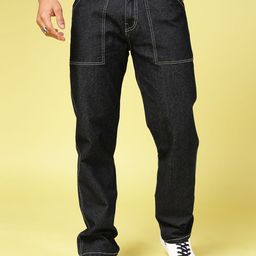 Rigo Men Straight Fit Slash Knee Stretchable Jeans-image-69