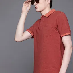 Raymond Pure Cotton Modern Fit Polo Collar T-shirt-image-35