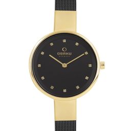 Obaku Women Black Analogue Watch V173LXGBMB-image-55