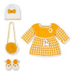 Pinkshierd Yellow Wool Jumper Dress-picture-2