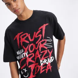 glitchez Bold Typo Printed Oversize T-shirt-image-23
