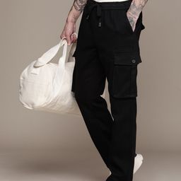 WROGN Men Straight Fit Cargos Trousers-image-39