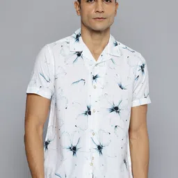 Indian Terrain Chiseled Skinny Fit Floral Cotton Casual Shirt-image-59