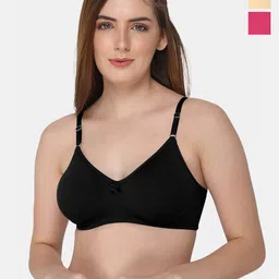 intimacy LINGERIE Pack Of 3 Medium Coverage Cotton Everyday Bra- All Day Comfort-image-68