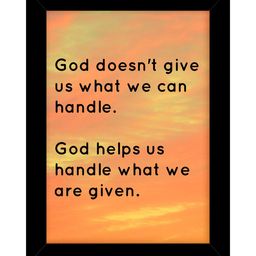 TIED RIBBONS Black & Orange Printed Inspirational Quotes Framed Wall Art-image-55