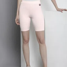 Tommy Hilfiger Women Sustainable Mid-Rise Biker Shorts-picture-46