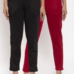 TAG 7 Women Pack of 2 Solid Leggings-picture-20