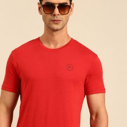 Being Human Pure Cotton Solid Casual T-shirt-image-57