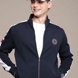 Nautica Solid Long Sleeves Front Open Sweatshirts-picture-24