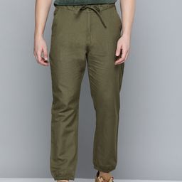 ether Men Cotton Linen Joggers-image-89