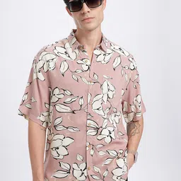 glitchez Floral Print Relaxed Fit Shirt-image-84