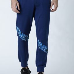 Huetrap Men Blue Solid Straight Fit Joggers-image-57