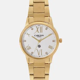Carlton London Women Off-White Analogue Watch CL003GSIG-image-70