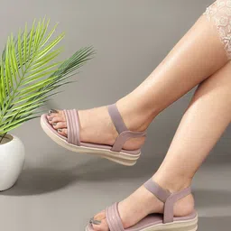 Mast & Harbour Women Open Toe Flats-picture-3