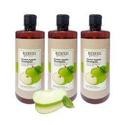 Richfeel Set Of 3 Green Apple Shampoo 500 ml-19