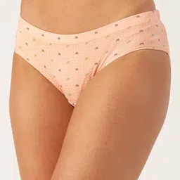 Leading Lady Women Pack of 3 Printed Pure Cotton Hipster Briefs HP-9040-46