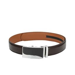Pacific Gold Men Brown Solid Leather Belt-image-122
