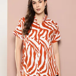 Qurvii Comfort Animal Printed Casual Shirt-51