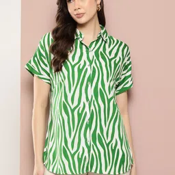 Qurvii Comfort Animal Printed Casual Shirt-image-24