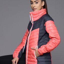 Columbia Colourblocked Reflective Strip Puffer Jacket-image-97