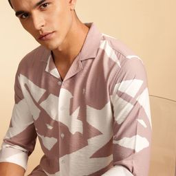 French Connection Slim Fit Abstract Printed Casual Shirt-image-11