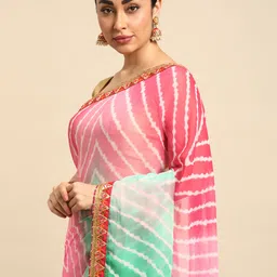 Mitera Leheriya Gotta Patti Pure Chiffon Saree-image-59