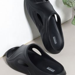 OZZOH Men Rubber Slip-On Flip Flops-image-16
