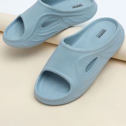 OZZOH Men Rubber Slip-On Flip Flops-image-45