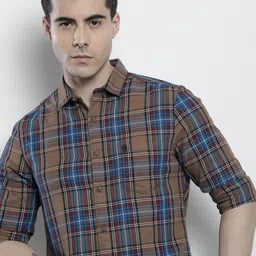 The Indian Garage Co Men Checked Casual Shirt-image-42