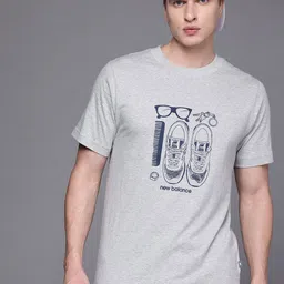 New Balance Men Sport Essentials Graphic Pure Cotton Slim Fit T-shirt-image-76